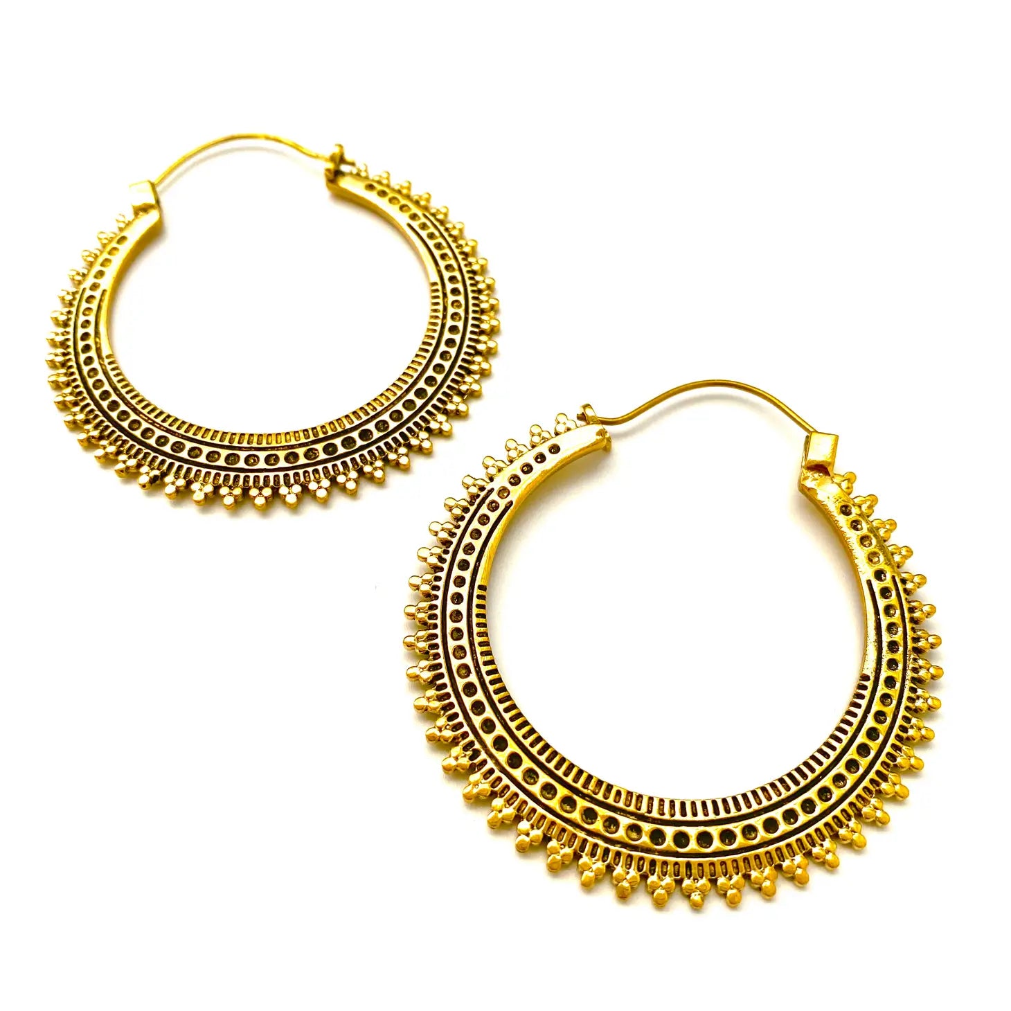Abdu Brass Hoops